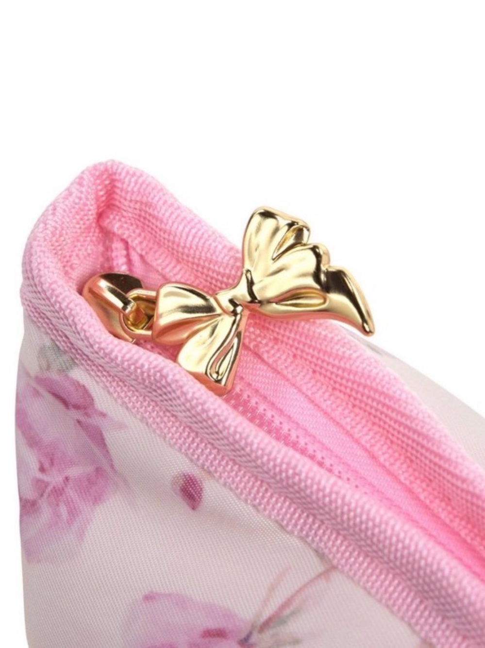 LoveShackFancy x Target - Yoobi Ribbon Rosa Quilted Weekender Tote Bag Rose Dusk - Picture 4 of 4